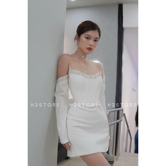 Thiết kế- váy cúp ngực đính kim sa