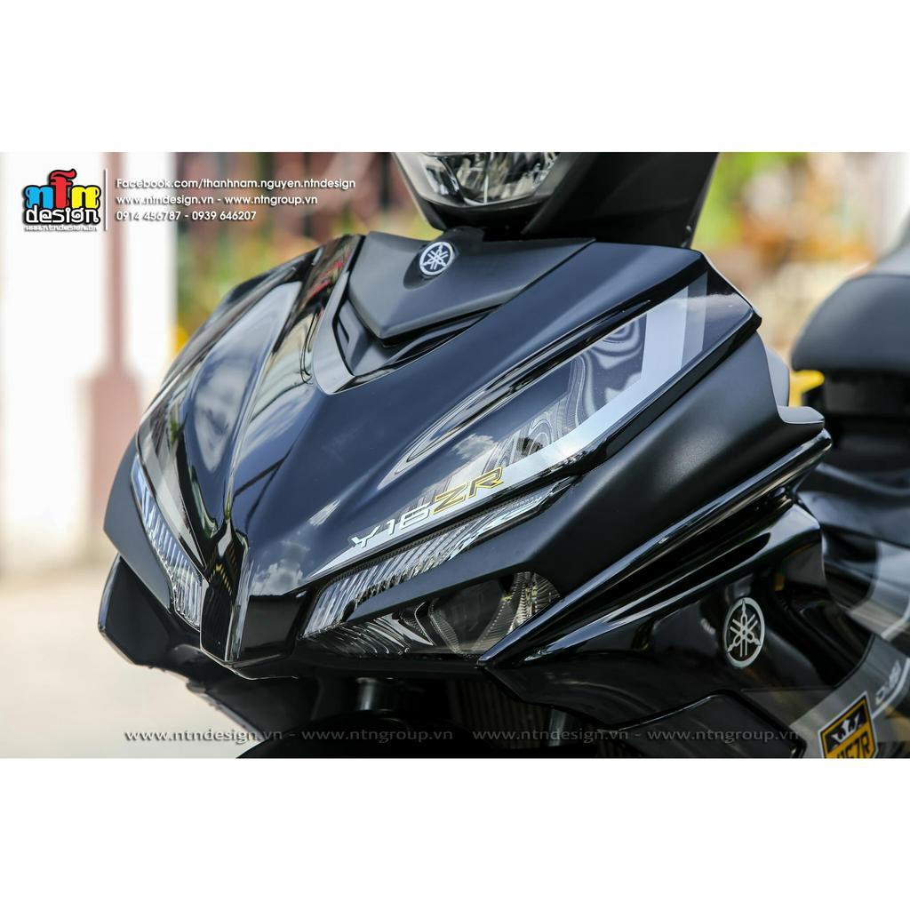 Tem rời Exciter 155 đen xám mẫu   2023 cực đẹp , tem cover 150