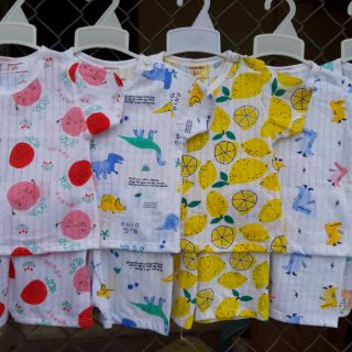 Combo 5 bộ cotton giấy cho bé