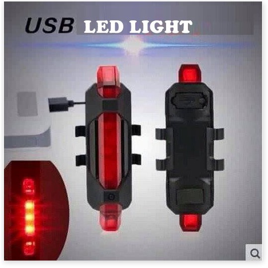 Đèn led gắn xe đạp xe máy, có cổng sạc USB