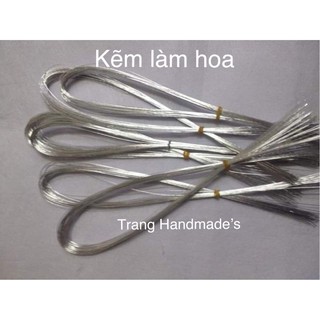 kẽm làm hoa đan móc