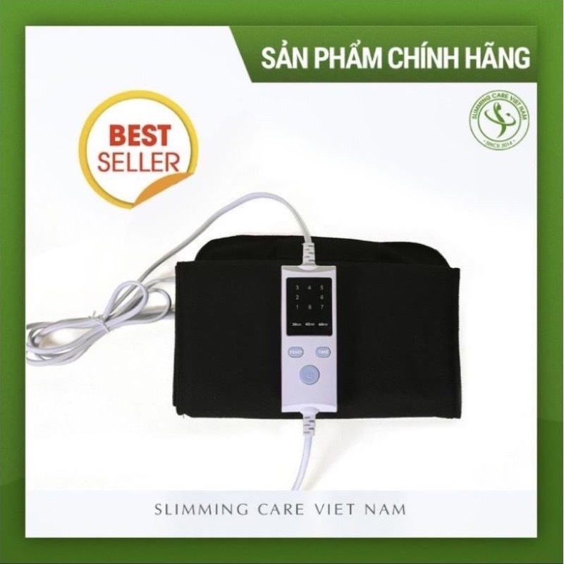 Đai Điện Ủ Nóng Slimming Body II Tách Lẻ Hàng Chính Hãng Đai Cải Tiến 2 Mảnh Quấn Nóng Giúp Giảm Mỡ Bụng, Tay, Chân, Đùi