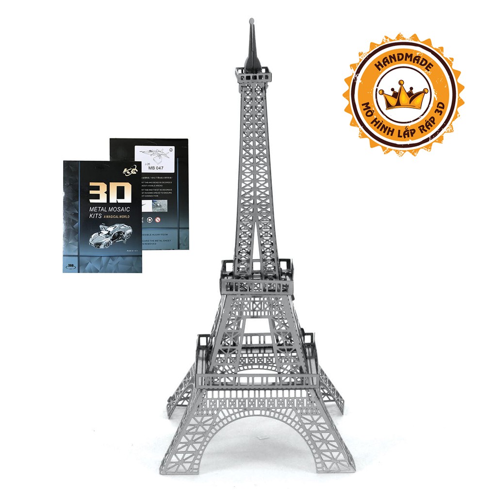 Mô Hình Kim Loại Lắp Ráp 3D Piececool Tháp Eiffel – Tháp Eiffel - WY3