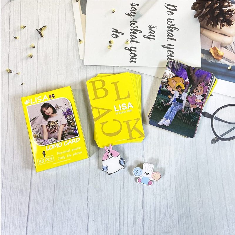 Set 55 Thẻ Ảnh In Hình Nhóm Nhạc Kpop Lalisa