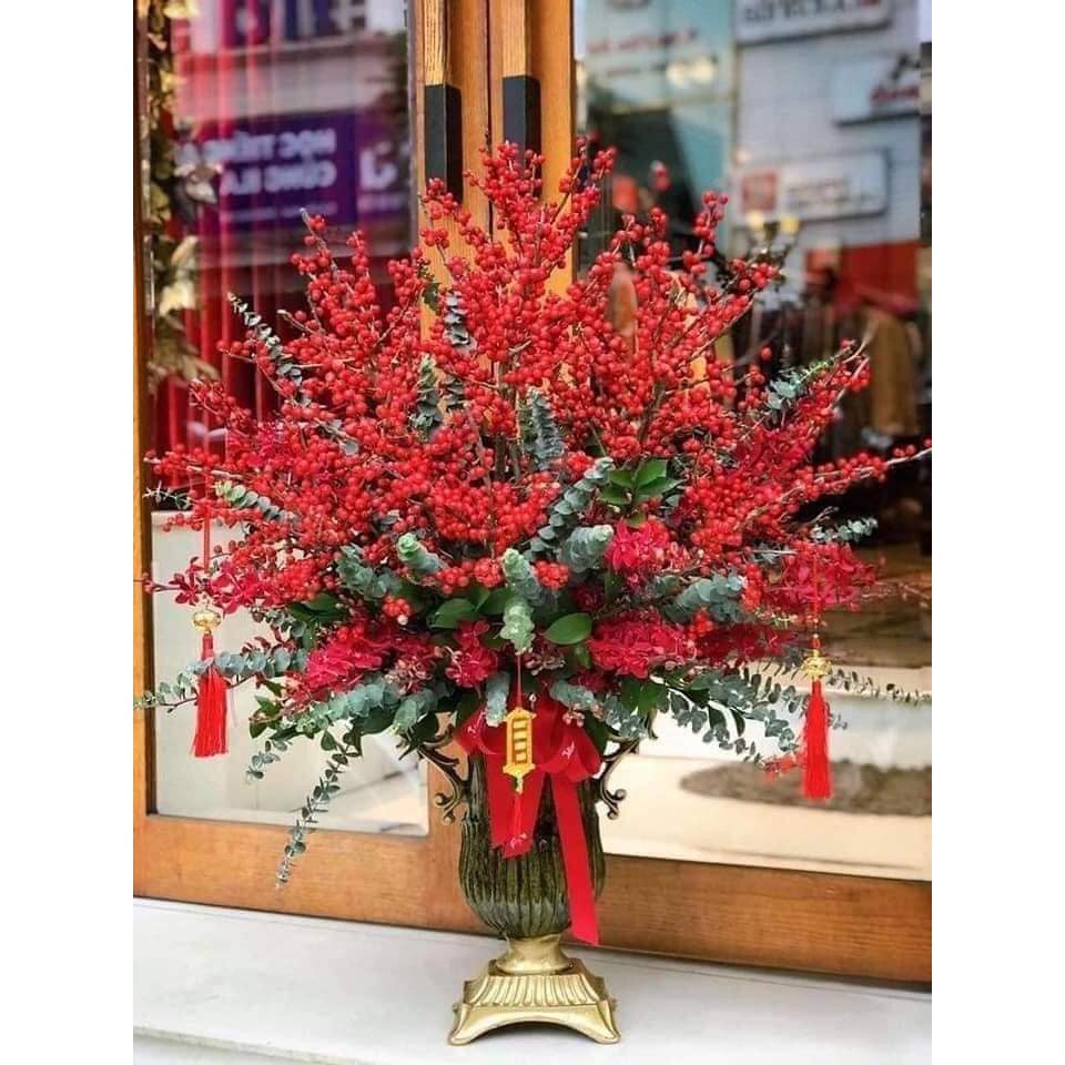 Cành đào đông  giả cao cấp, trang trí nhà cửa, văn phòng, decor