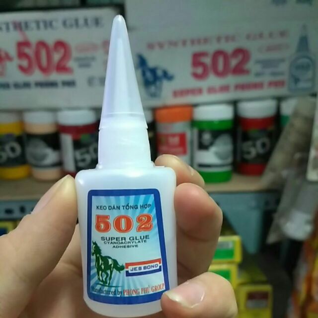 Keo dán sắt 502 con ngựa chai 30ml