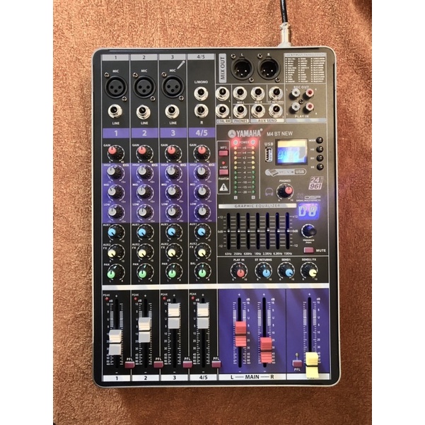 Mixer yamaha M4 bluetoth new dsp echo kết hợp equalizer