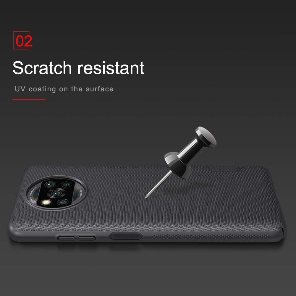 Ốp Điện Thoại Nillkin Bằng Nhựa PC Cứng Mặt Nhám Chống Sốc Cho Xiaomi Mi POCO X3 NFC
