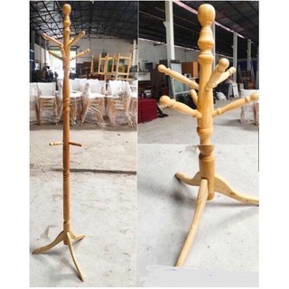 cây treo đồ gỗ cao su
