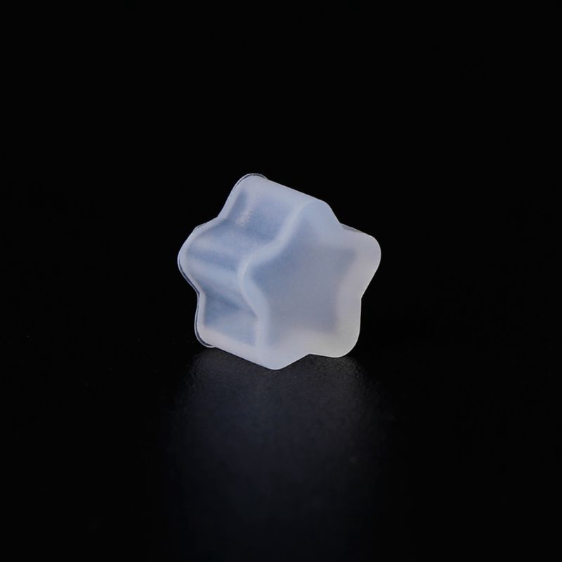 Bộ 2 khuôn silicon làm bông tai hình bông hoa/ngôi sao/mặt trăng/bông tuyết DIY