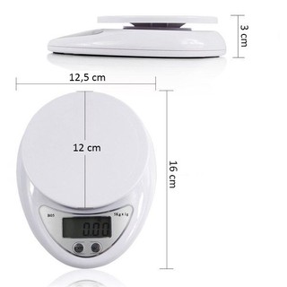 Cân Điện Tử thực phẩm cho nhà bếp Electronic kitchen (5kg) (CDT 04)