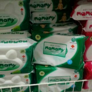 KHĂN ƯỚT MAMAMY 80 TỜ CÓ NẮP