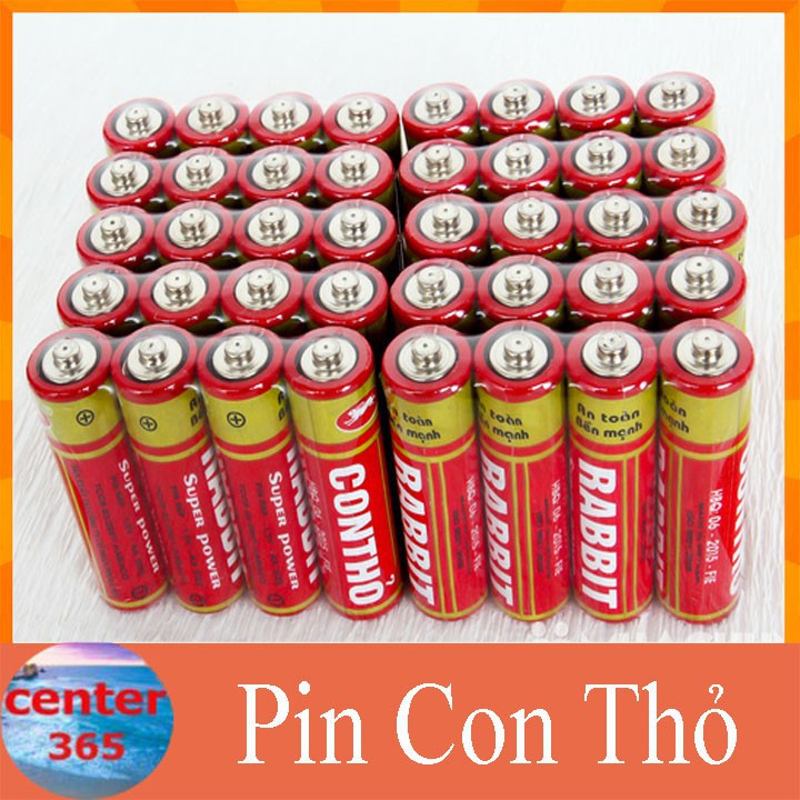 Hộp 40 viên pin con thỏ