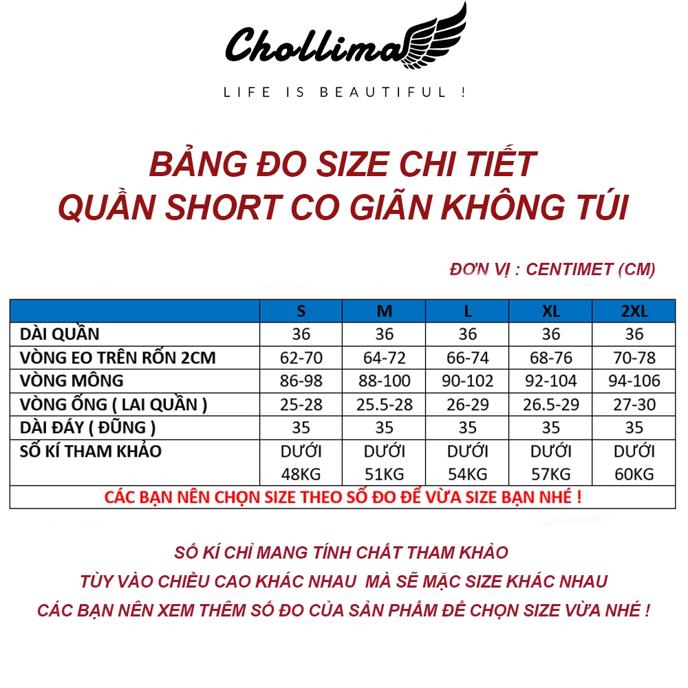 Quần short jean nữ co giãn Chollima không túi basic QS028 phong cách hàn quốc | WebRaoVat - webraovat.net.vn