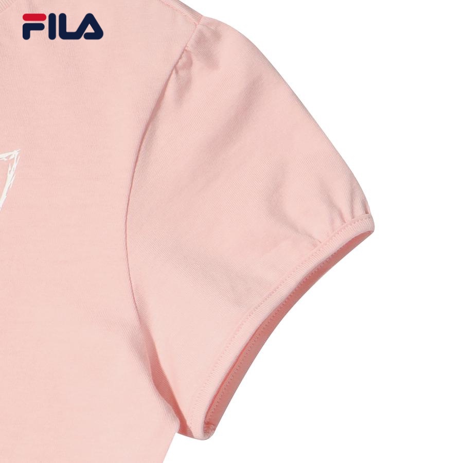 Đầm thun tay ngắn cổ tròn trẻ em Fila Milk On The Rock - FK2OPD2M51F-IPK