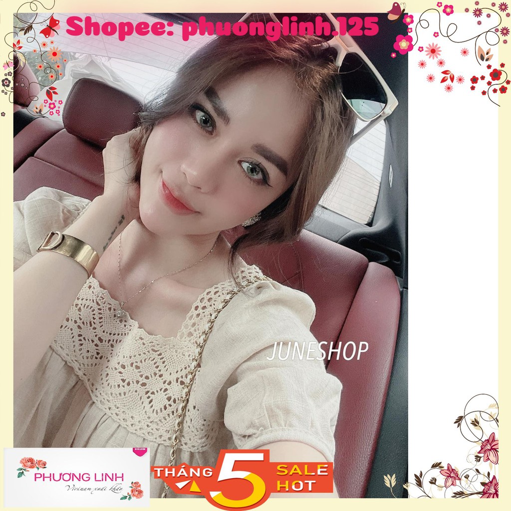 SET BỘ MÀU BE PHA REN MIX SOOC CHO NỮ | BigBuy360 - bigbuy360.vn