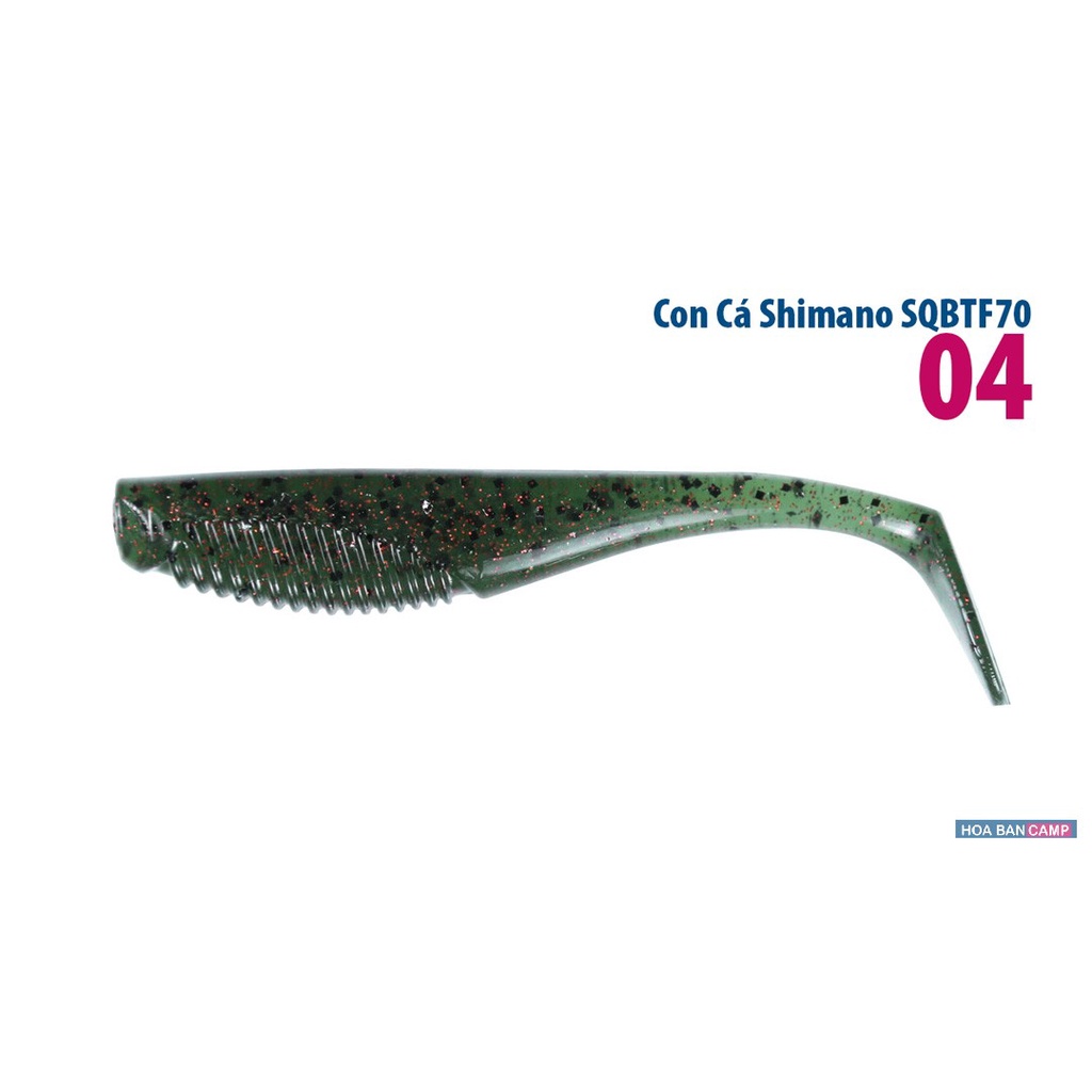 Mồi Mềm Con Cá Shimano Fish SQBTF70 | 7cm