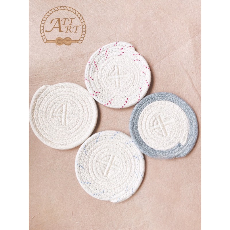 Miếng lót ly / đế lót ly cotton siêu xinh