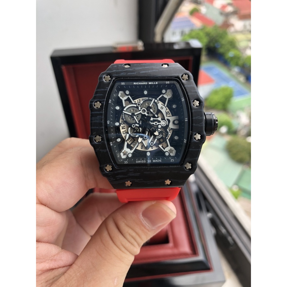 Đồng Hồ Nam RM35-02 RAFA Vân carbon Sẵn Hàng 2021