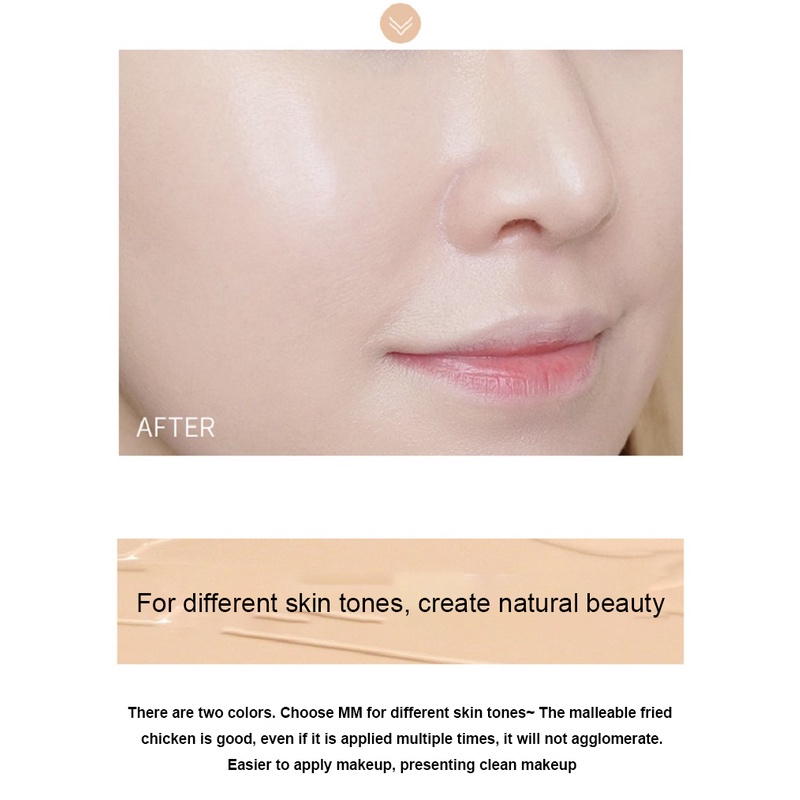 Kem nền BB Meiqianer che khuyết điểm dưỡng ẩm kiềm dầu ba trong một che phủ lỗ chân lông và mụn | BigBuy360 - bigbuy360.vn