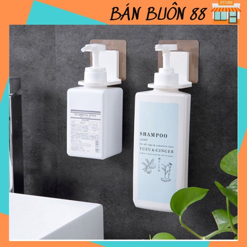 ❌BÁN SỈ Combo 2 Móc Treo Dầu Gội Đầu , Móc Treo Chai Sữa Tắm Dán Tường Nhà Tắm Siêu Chắc 88100