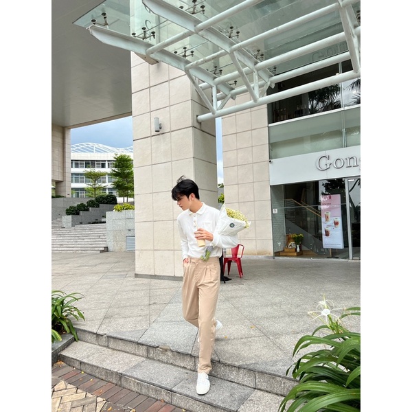 Quần dài be Moonlight