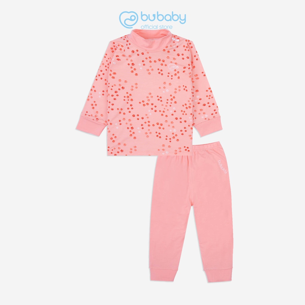 Bộ quần áo cao cổ dài tay Bambus Puppie BU Baby
