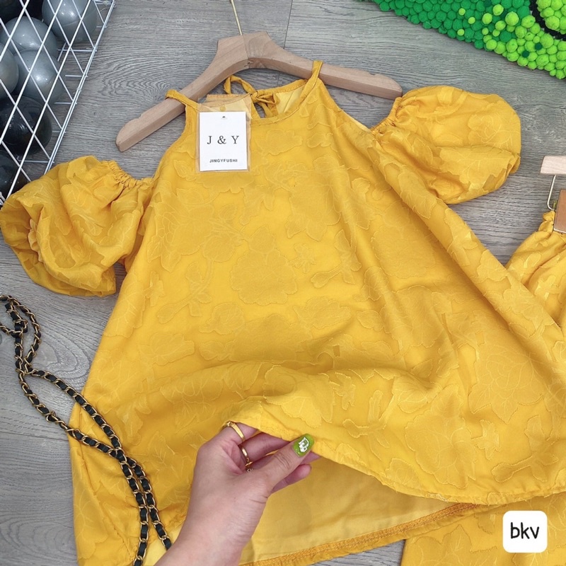 Set áo yếm hoa ren mix quần suông