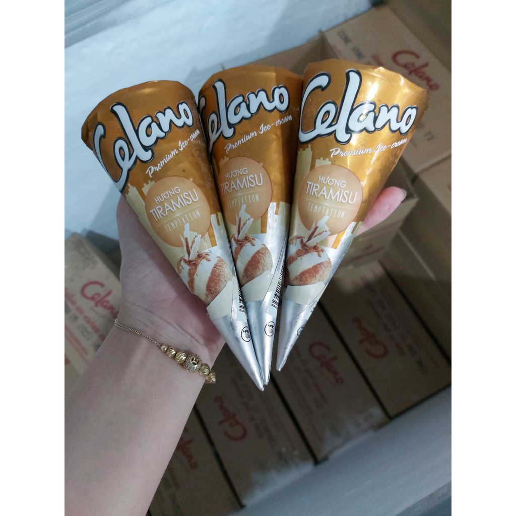 Kem Ốc Quế Celano Tiramisu