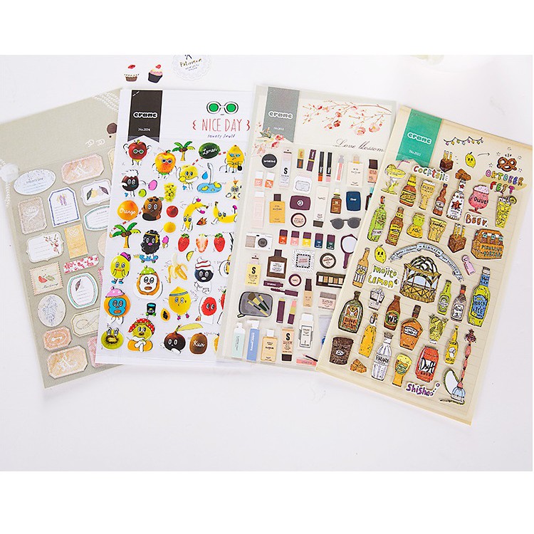 Phần 5 Sticker Dán Decor Nhiều Hình Ngộ Nghĩnh Dễ Thương - Vani Store [VPP00124]