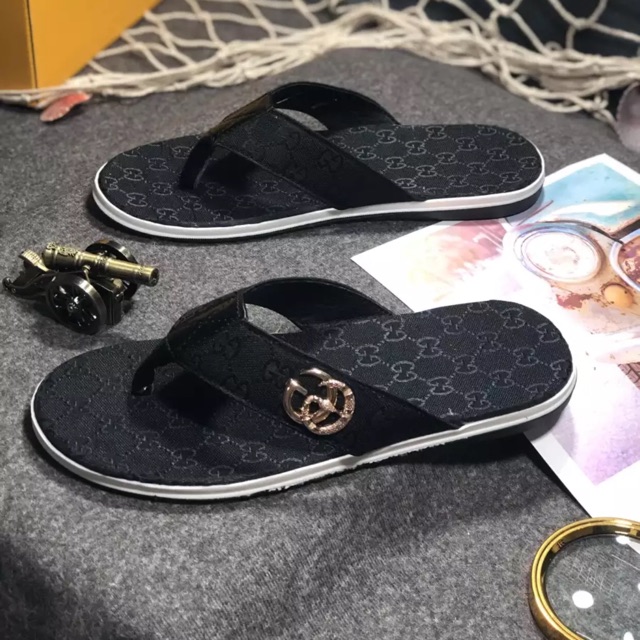 Dép tông nam GG đen