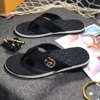 Dép tông nam GG đen