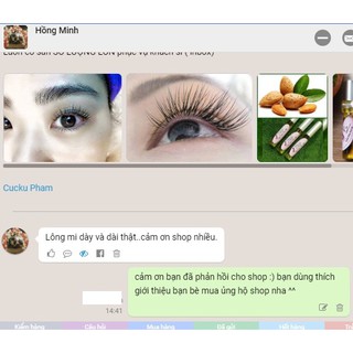 Tinh dầu dài mi, mọc mi, mọc lông mày