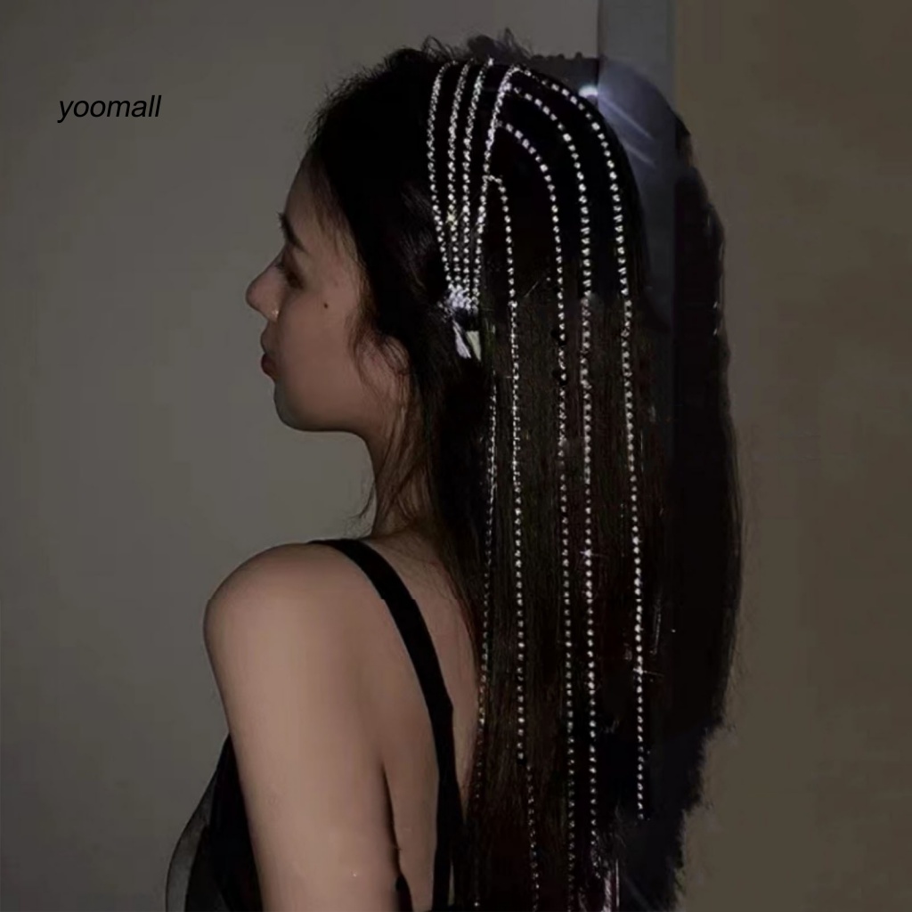 Băng Đô Cài Tóc Nhiều Lớp Lấp Lánh Cho Nữ