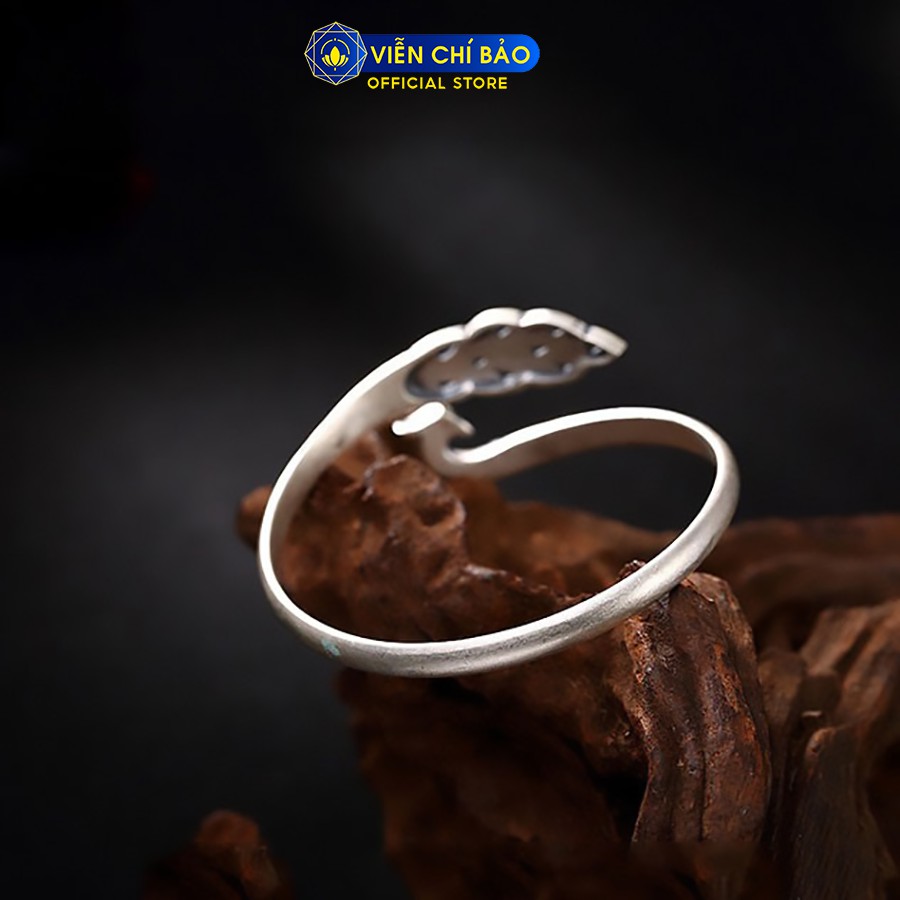 Vòng tay bạc nữ Khổng Tước Vạn Phúc chất liệu bạc Thái 925 thời trang phụ kiện trang sức Viễn Chí Bảo L000028