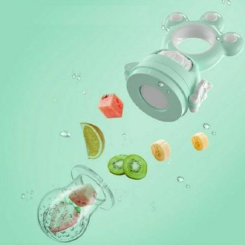 Túi tập nhai ăn dặm chống hóc kèm 3 đầu thay thế an toàn cho bé - MISUTA