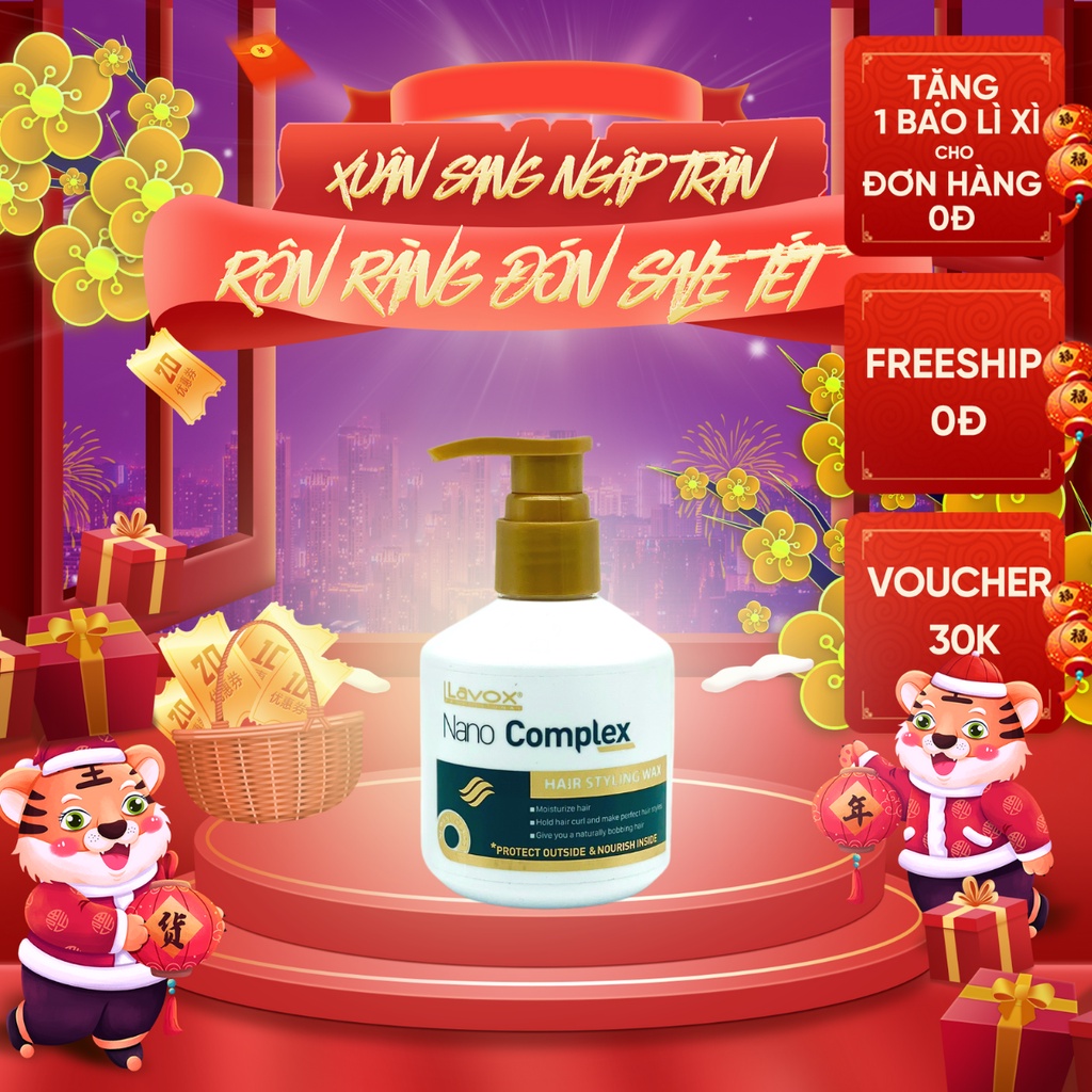 WAX TÓC LAVOX NANO COMPLEX TẠO NẾP TÓC UỐN TĂNG SÓNG BỒNG BỀNH