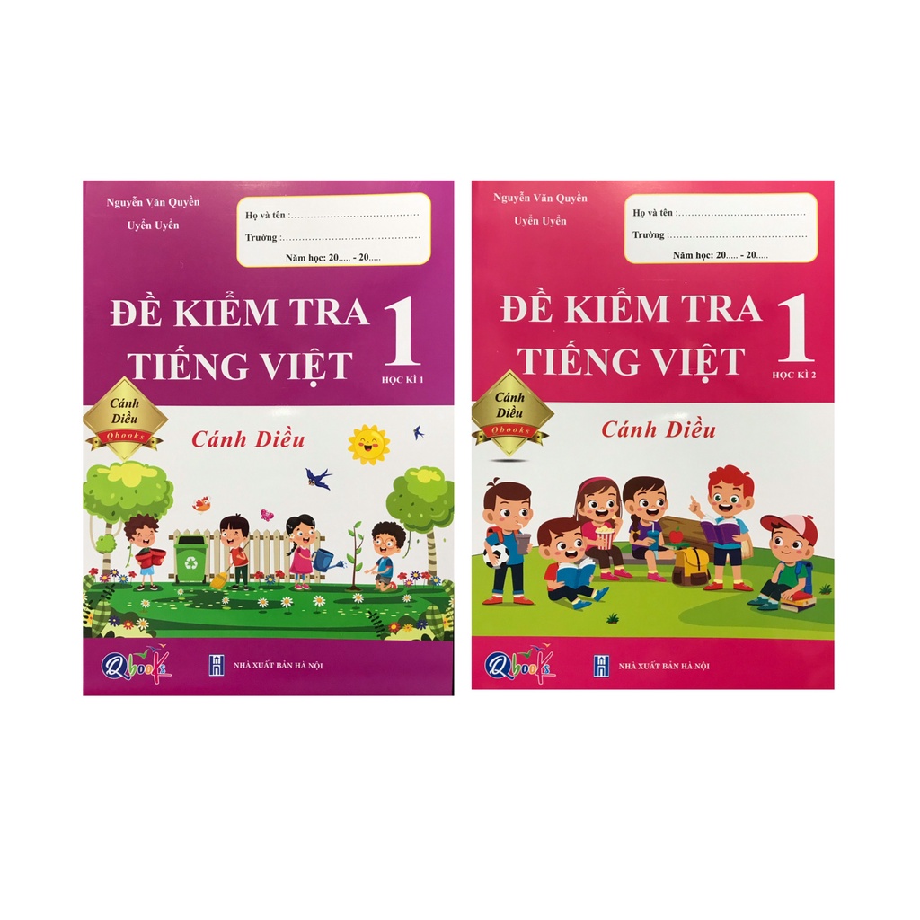 Sách - Combo đề kiểm tra tiếng việt 1 học kì 1 học kì 2 ( Cánh diều )