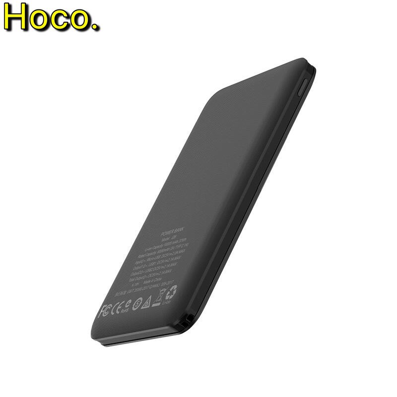 Pin sạc dự phòng Hoco J26 Simple energy 10000mAh 2 cổng sạc (2 MÀU) - HÀNG CHÍNH HÃNG