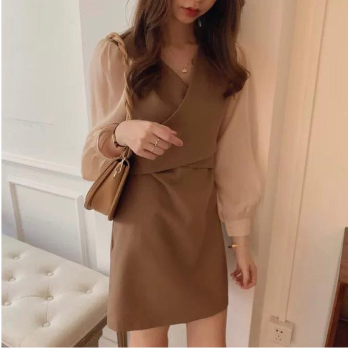 [Mã FATHANG5 giảm 10K đơn 50K] Đầm dáng suông cổ chữ V CỰC ĐẸP HYO28103 Redshop Offical store | BigBuy360 - bigbuy360.vn