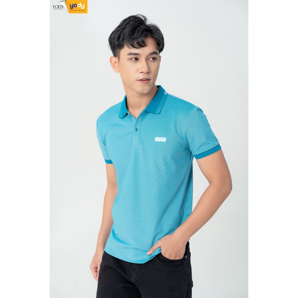Áo Thun Polo Nam Mắt Chim Phối Bo YODY Thoáng Mát Trẻ Trung APM3299 | BigBuy360 - bigbuy360.vn