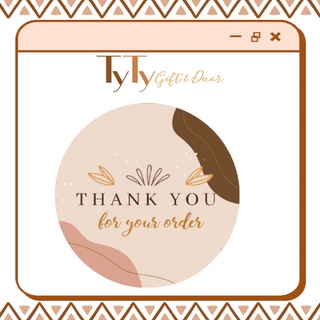 TEM TRÒN THANK YOU chất lượng rõ nét