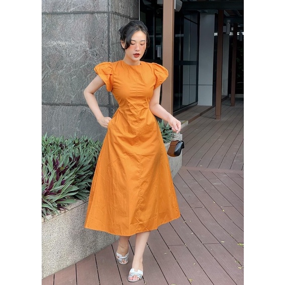 Váy Maxi Rút Dây Sau Hở Lưng 2 Màu Siêu Xinh Có Ảnh Thật Kèm Video