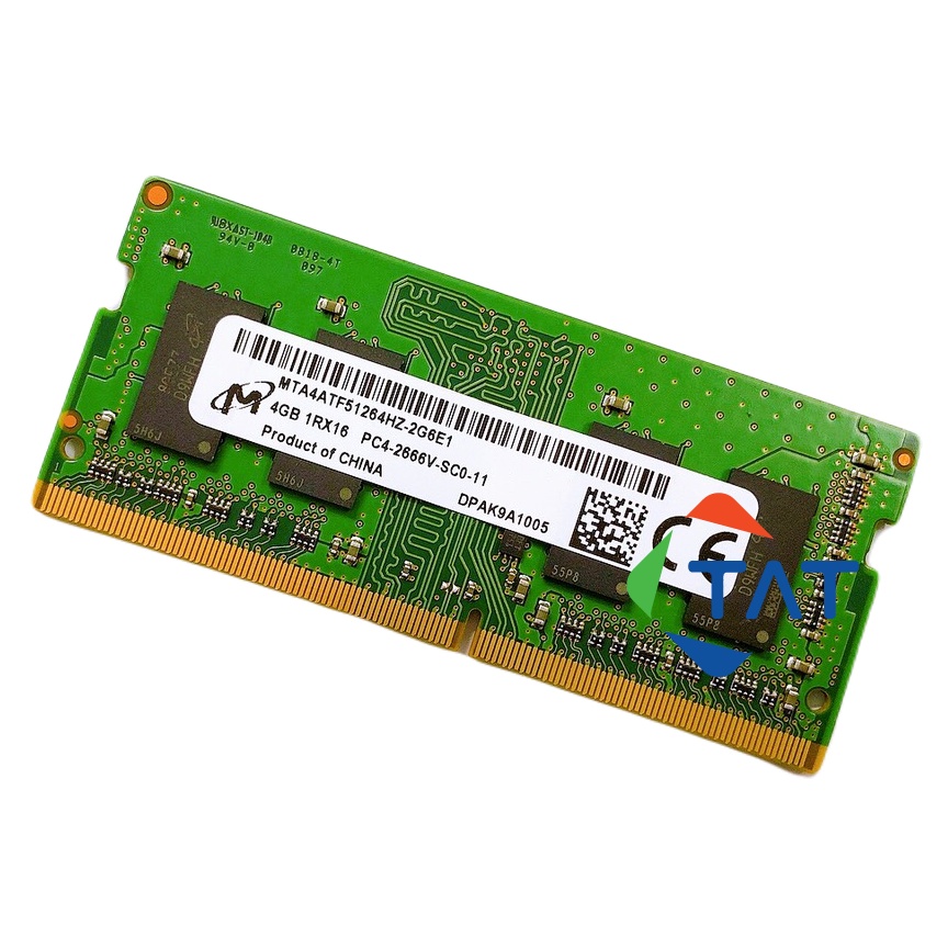 Ram Laptop Micron 4GB DDR4 2666MHz Chính Hãng - Mới Bảo hành 36 tháng