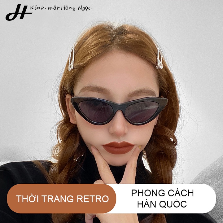 Kính mắt mèo đi biển, phong cách Retro Hàn Quốc cá tính, mắt kính chống nắng [M01]