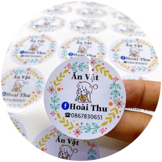 Tờ tem giấy a3 in theo yêu cầu 5cm