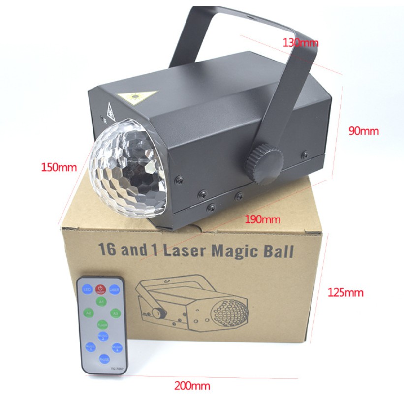 Đèn led laser cảm biến âm thanh-sử dụng cho phòng diện tích rộng, karaoke, sân khấu