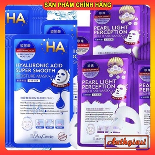 Mặt nạ HA MayCreate xanh và tím [Mask HA] 28ml