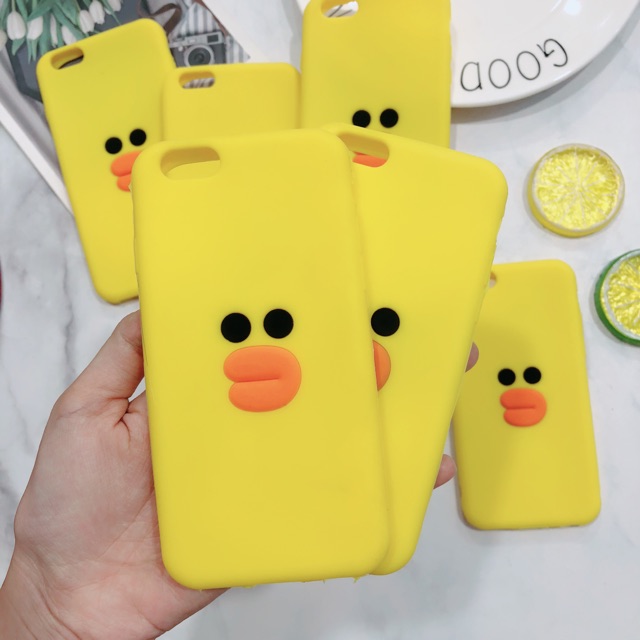 [XẢ KHO]Ốp Lưng iPhone 6/6s/6Plus/6sPlus Silicone Hình Vịt Vàng
