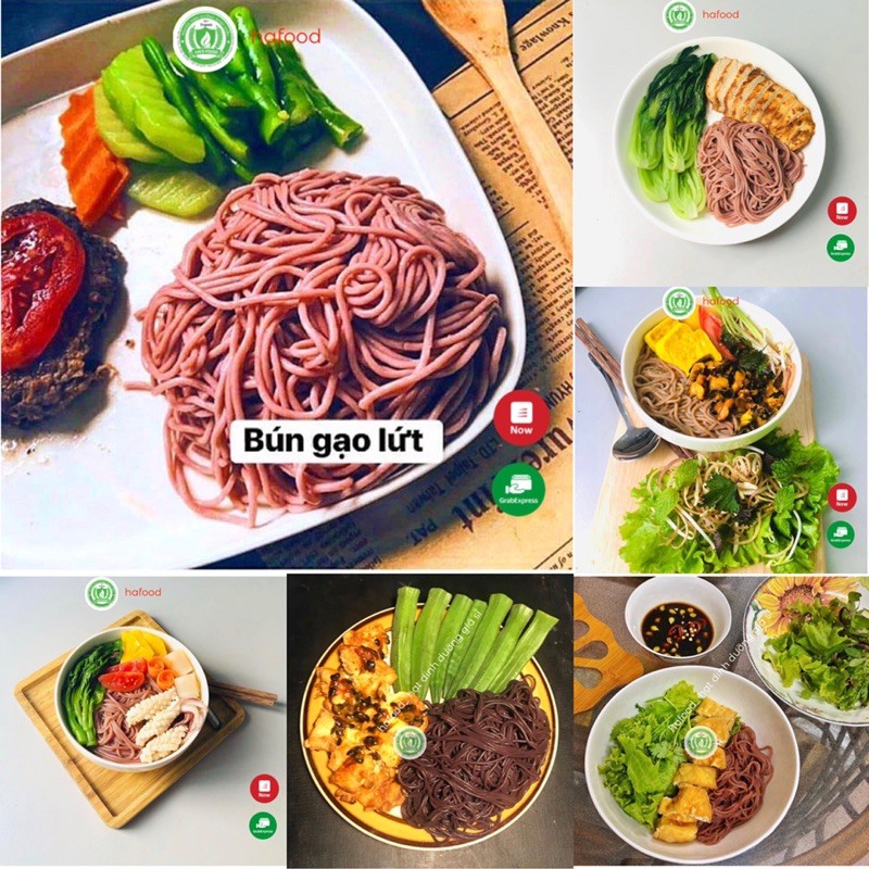 Bún gạo lứt giảm cân hafood cho người ăn kiêng, eatclean, không có hóa chất | BigBuy360 - bigbuy360.vn